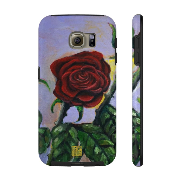 Rose Art iPhone Case, Case Mate Tough Samsung or Phone Cases-Made in USA