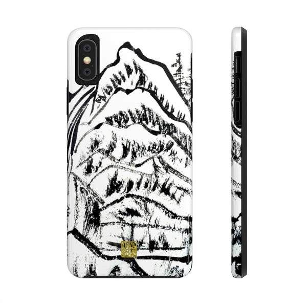 Chinese Ink Art iPhone Case, Black White Case Mate Tough Samsung or Phone Cases-Made in USA