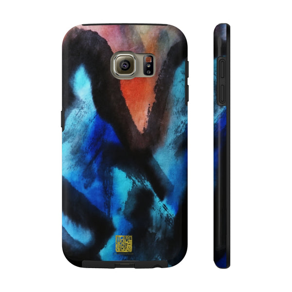 Blue Chinese Mountain iPhone Case, Case Mate Tough Samsung or Phone Cases-Made in USA