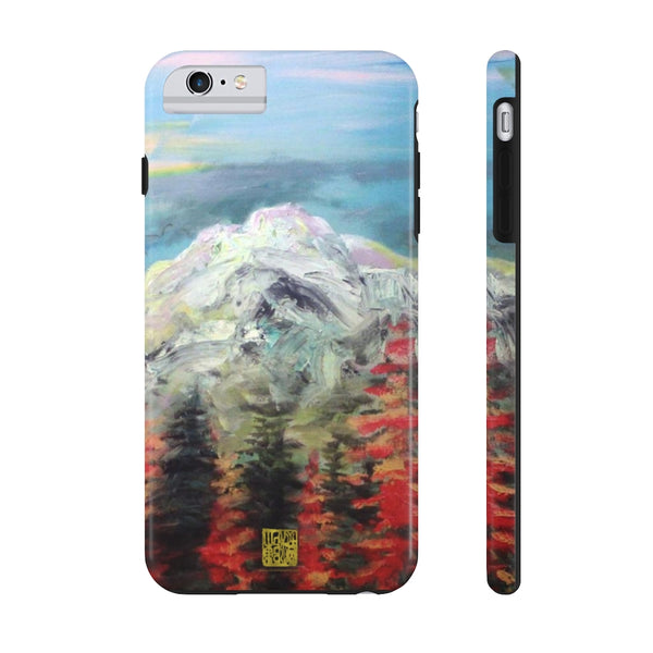 Blue Mt. Rainier iPhone Case, Case Mate Tough Samsung or Phone Cases-Made in USA