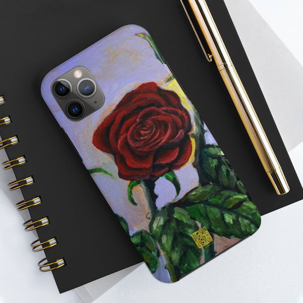 Rose Art iPhone Case, Case Mate Tough Samsung or Phone Cases-Made in USA