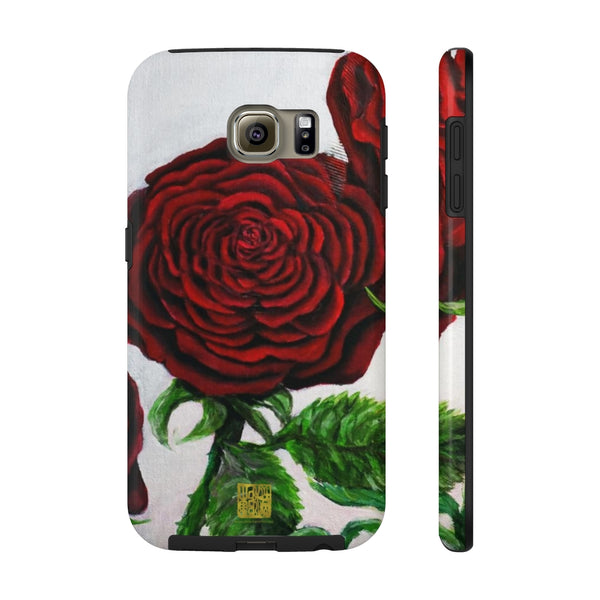 Red Roses Art iPhone Case, Case Mate Tough Samsung or Phone Cases-Made in USA