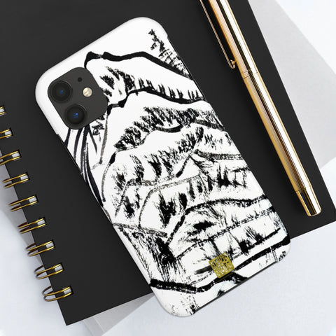 Chinese Abstract Ink iPhone Case, Landscape Mountain Art, Case Mate Tough Samsung or Phone Cases-Made in USA, Ink Phone Case, Ink Art Phone Case, Abstract Phone Case, Art Phone Cases