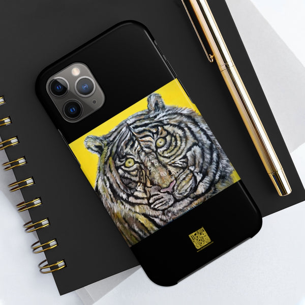 White Tiger Art iPhone Case, Case Mate Tough Samsung or Phone Cases-Made in USA