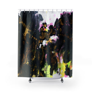  Abstract Art Shower Curtains, Modern Chinese Polyester Bathroom Curtains-Printed in USA Abstract Art Shower Curtains, Modern Chinese Polyester 71" x 74" Bathroom Curtains-Printed in USA, Long Hookless Shower Curtains, Abstract Shower Curtains For Almost Any Popular Bathroom Decor, Modern Shower Curtains, Watercolor Shower Curtains