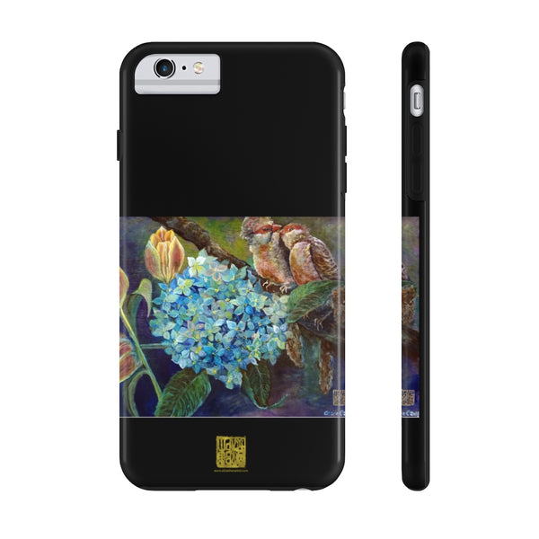 Love Birds Art iPhone Case, Case Mate Tough Samsung or Phone Cases-Made in USA