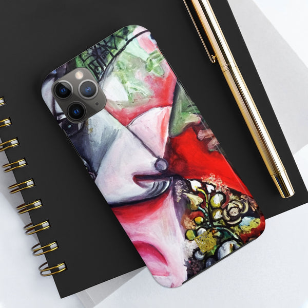 Abstract Horse Art iPhone Case, Case Mate Tough Samsung or Phone Cases-Made in USA
