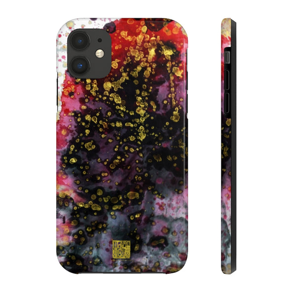Red Chinese Ink Art iPhone Case, Case Mate Tough Samsung or Phone Cases-Made in USA