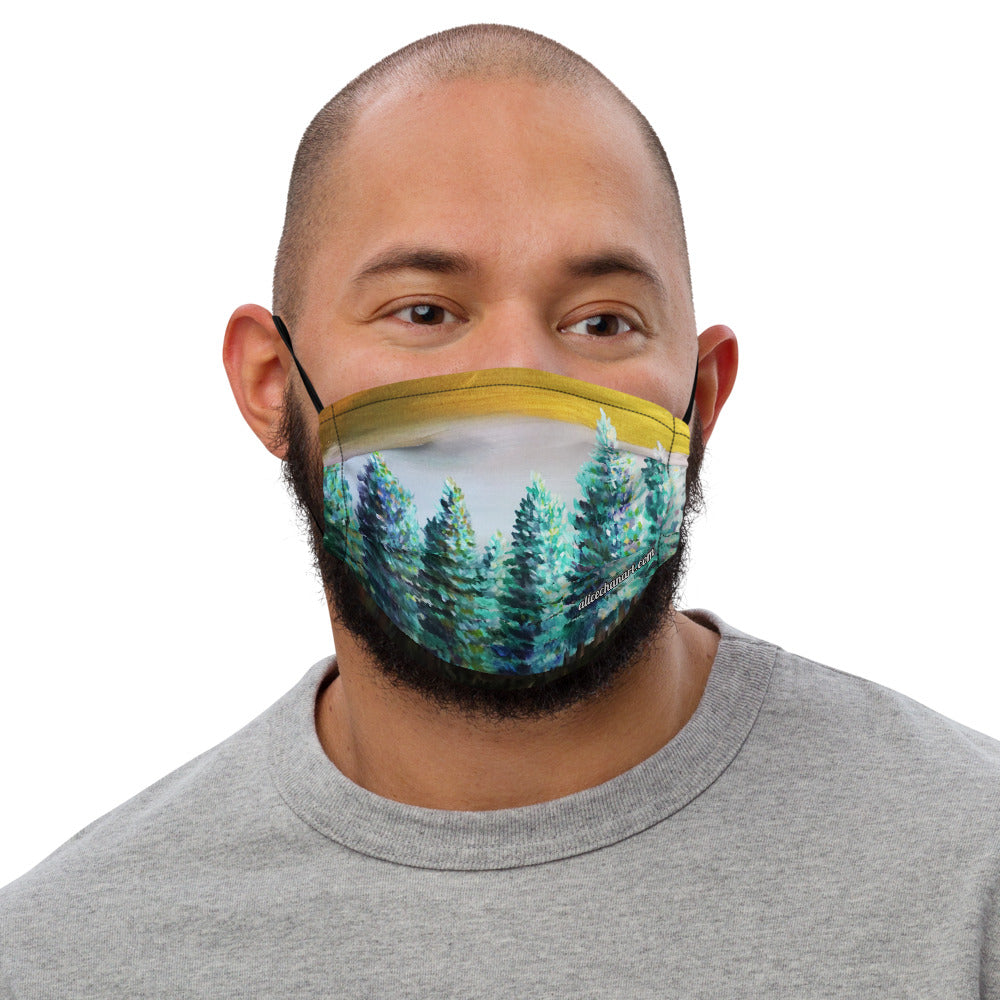 Pine Trees Face Masks