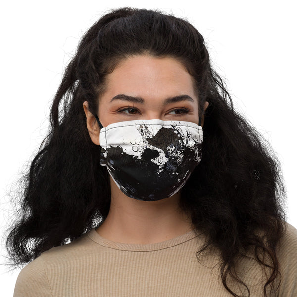 Black White Abstract Face Masks