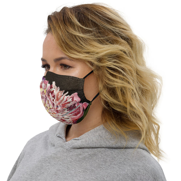 Chinese Peonies Floral Washable Masks