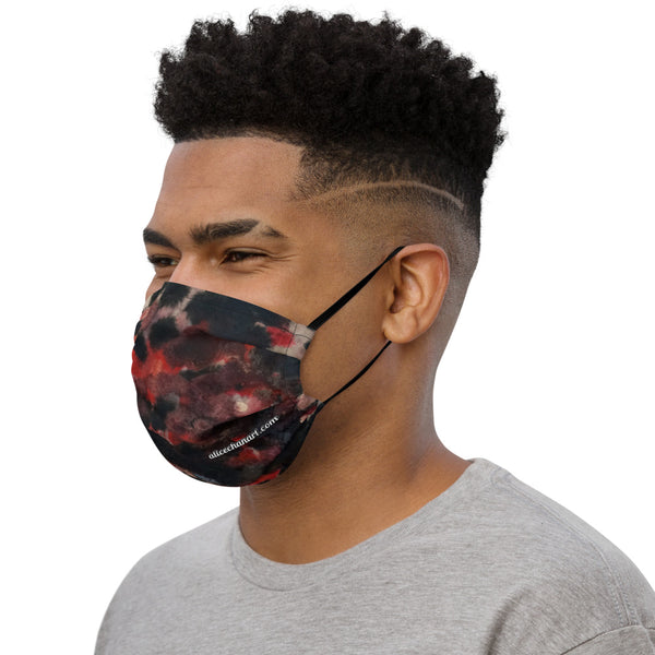 Black Red Washable Face Masks