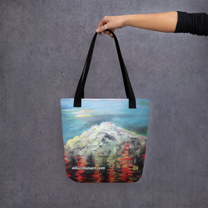 Mt Rainier Tote Bag - Made in USA/EU