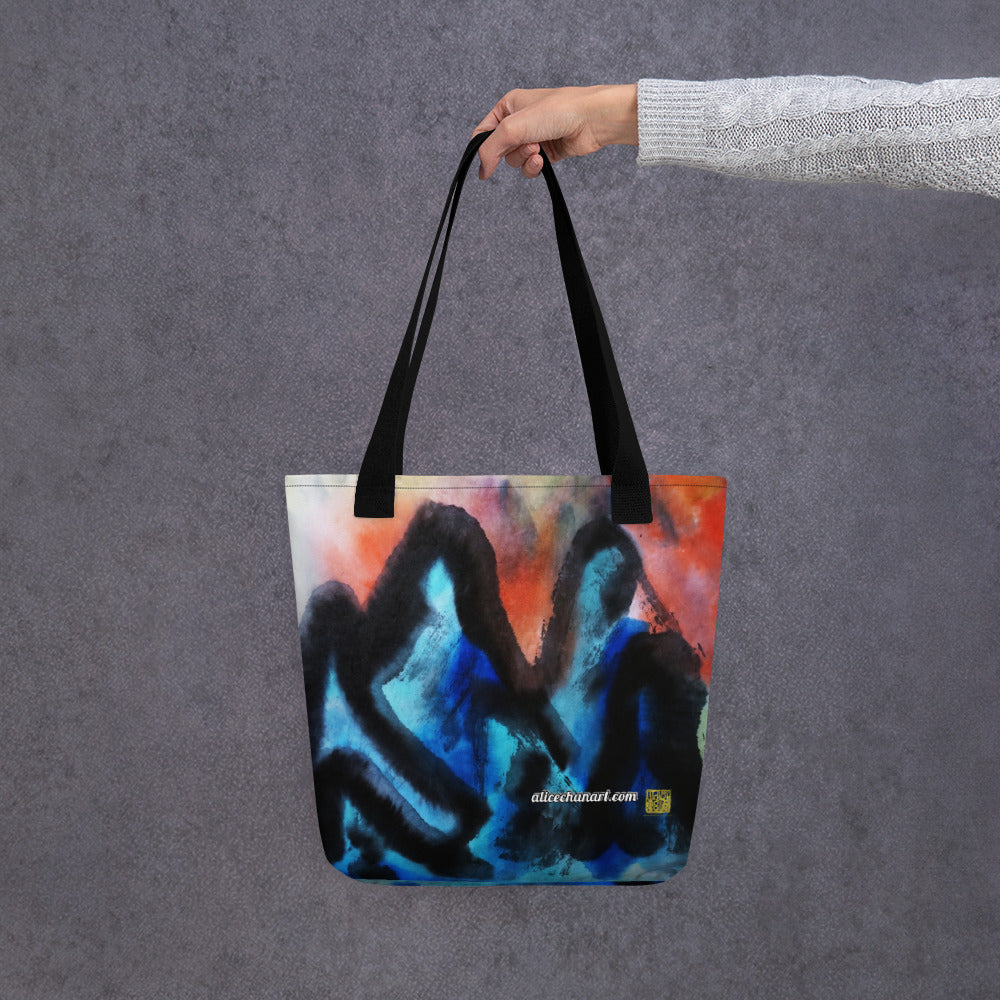 Blue Mountain Art Tote Bag - Made in USA/EU