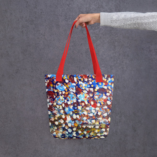 Raindrops Art Tote Bag - Made in USA/EU