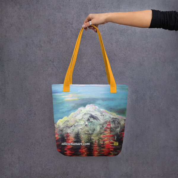 Mt Rainier Tote Bag - Made in USA/EU