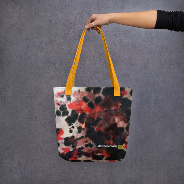 Black Red Dots Chinese Tote -Made in USA/EU