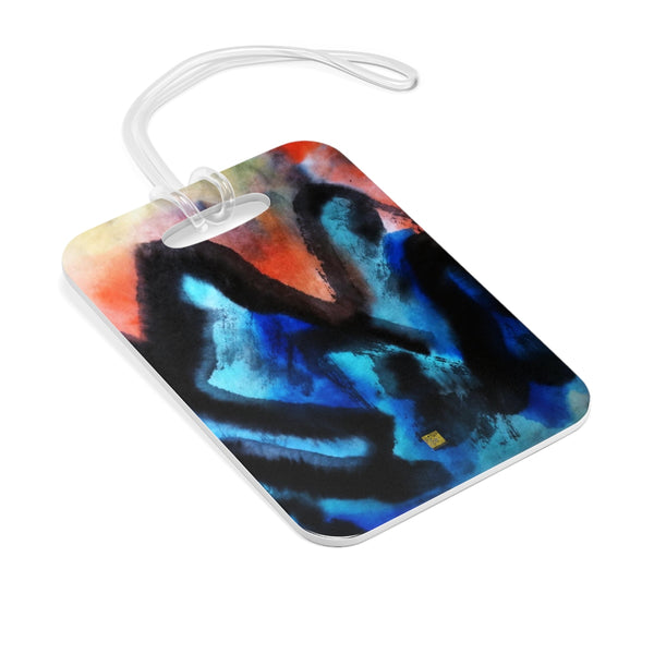 Blue Mountain Asian Contemporary Chinese Art, Glossy Lightweight Bag Tag, Made in USA - alicechanart
