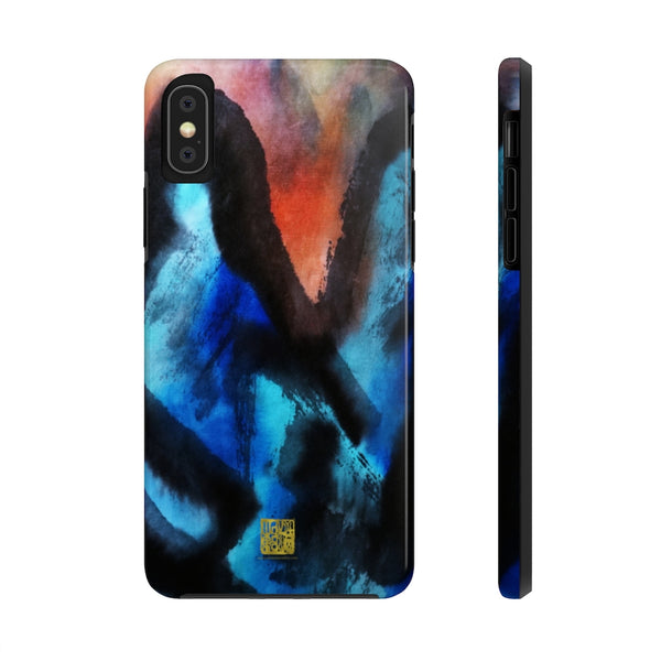 Blue Chinese Mountain iPhone Case, Case Mate Tough Samsung or Phone Cases-Made in USA Blue Chinese Mountain iPhone Case, Case Mate Tough Samsung or Phone Cases-Made in USA, Asian iPhone Case, Chinese iPhone Case, Chinese Art iPhone Cases 