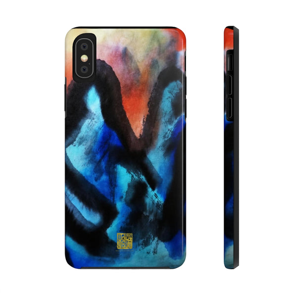 Blue Chinese Mountains iPhone Case, Case Mate Tough Samsung or Phone Cases-Made in USA