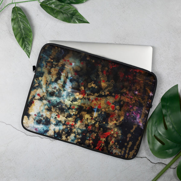 Orchestra of Life 1 of 3-Abstract Art Print Laptop Sleeve - 15 in/ 13 in - alicechanart