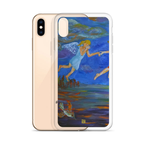 Angels From Heaven, iPhone 7/6/7+/ 6 / 6s/ X/XS/ XS Max/XR Phone Case, Made in USA - alicechanart