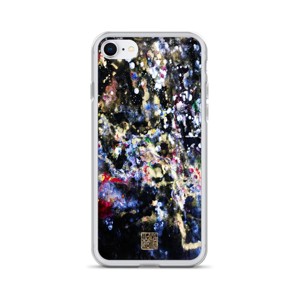 Galaxy Phone Case, The Golden Galaxy of Life's Forces, Abstract iPhone Case- Made in USA/ EU - alicechanart
