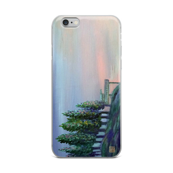 West Seattle Peaceful Mountain Lake Landscape Print, iPhone Case- Made in USA/ EU - alicechanart