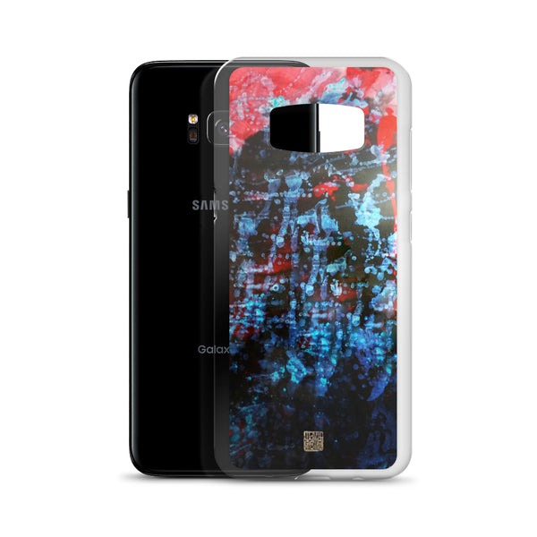 Orchestra of Life 3 of 3, Chinese Abstract Ink Art Designer Samsung Case, Made in USA - alicechanart