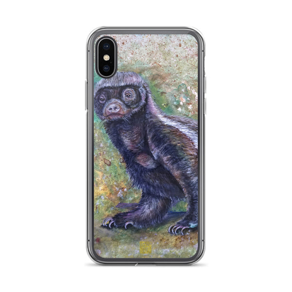 "Jambo - Honey Badger," Cute Animal iPhone Case, Printed in USA - alicechanart