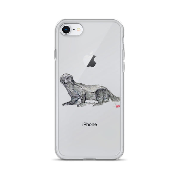 "Jambo - Honey Badger", iPhone 7/6/7+/ 6/6s/ X/XS/ XS Max/XR Case, Made in USA - alicechanart
