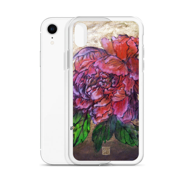 Pink Peony Chinese Floral Art Designer iPhone Case-Made in USA - alicechanart