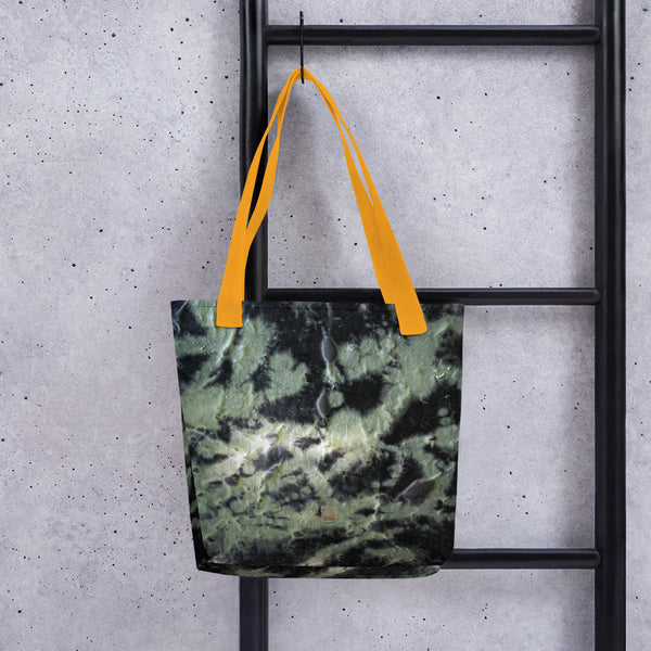 Black Abstract Chinese Ink Asian Contemporary Designer Art Tote Bag- Made in USA/ EU - alicechanart