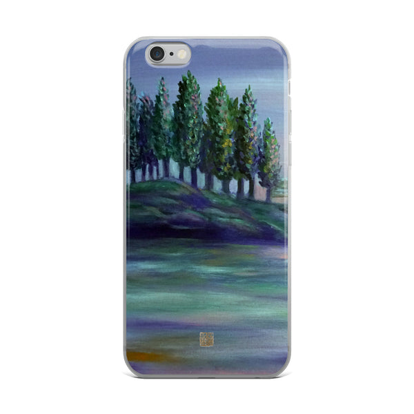 Pastel Purple West Seattle Landscape Print, iPhone Phone Case, Made in USA/ EU - alicechanart
