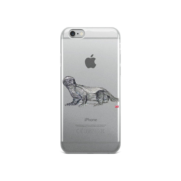 "Jambo - Honey Badger", iPhone 7/6/7+/ 6/6s/ X/XS/ XS Max/XR Case, Made in USA - alicechanart