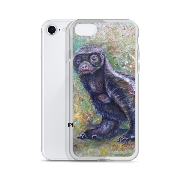 "Jambo - Honey Badger," Cute Animal iPhone Case, Printed in USA - alicechanart