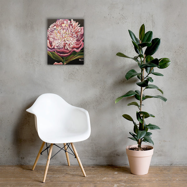 Chinese Peony Hybrid, 2018, Floral Art Print, Premium Wall Art Canvas, Made in USA/EU - alicechanart