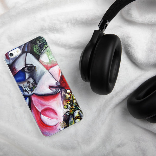 Chagall White Horse Inspired Art, iPhone Phone Case, Made in USA - alicechanart