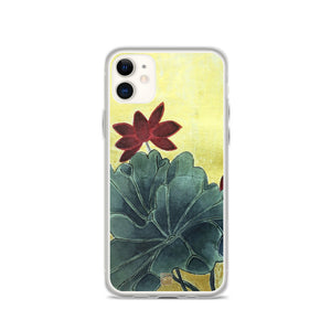  Lotus Floral iPhone Case, Eternally Blissful Flower iPhone 7/6/7+/ 6/6s/ X/XS/ XS Max/ XR/ 11/ 11 Pro/ 11 Pro Max Phone Case, Made in USA/EU