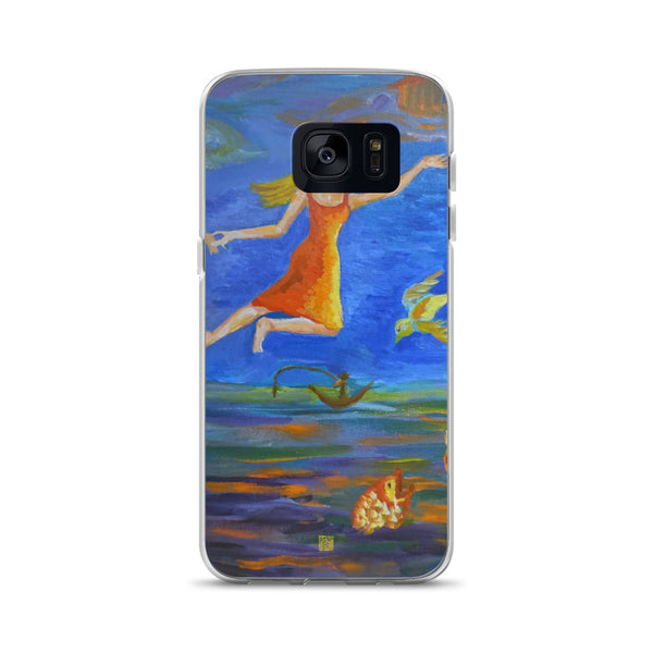 Angels From Heaven, Samsung Galaxy S7, S7 Edge, S8, S8+, S9, S9+ Phone Case, Made in USA - alicechanart
