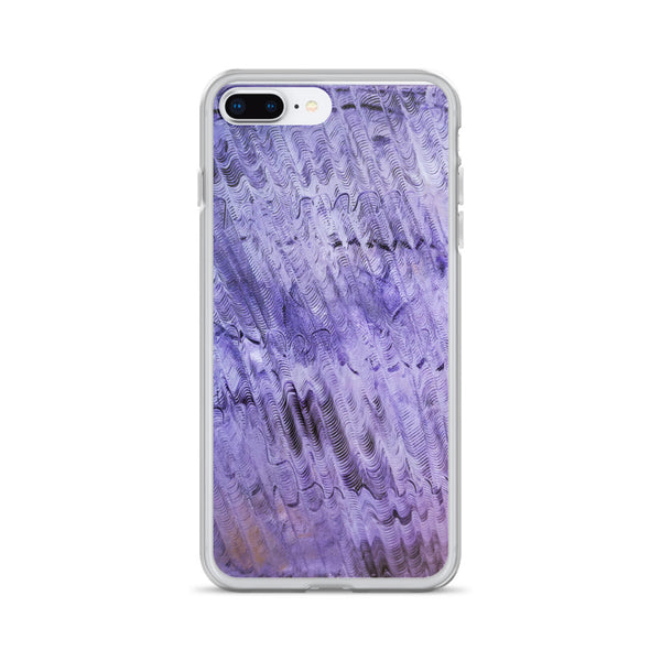 "Purple Mystery", Purple Texture Abstract Art, iPhone Case, Printed in USA - alicechanart