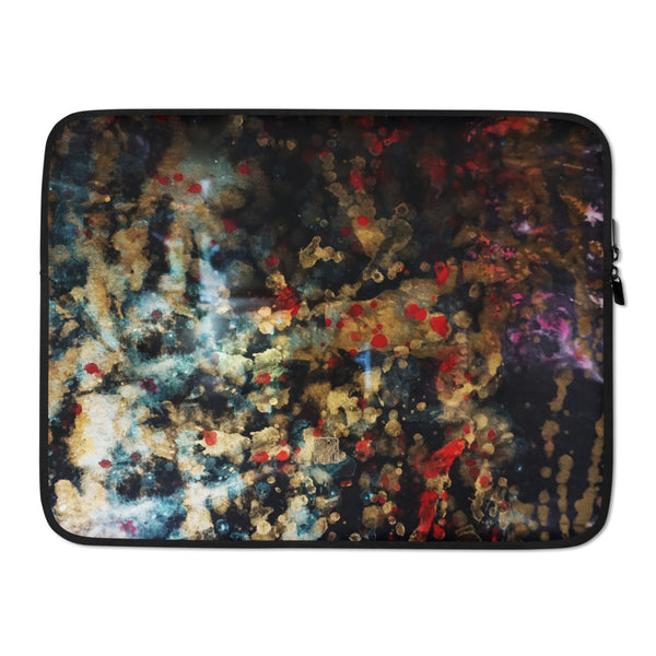 Orchestra of Life 1 of 3-Abstract Art Print Laptop Sleeve - 15 in/ 13 in - alicechanart
