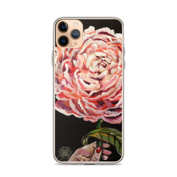 Pink Chinese Peonies Floral Print Premium iPhone Case- Made in USA/ EU - alicechanart Pink Chinese Peonies Phone Case, Floral Print, iPhone 7/6/7+/ 6/6s/ X/XS/ XS Max/ XR 11/ 11 Pro/ 11 Pro Max Cell Phone Case, Made in USA/ EUPink Chinese Peonies Phone Case, Floral Print, iPhone 7/6/7+/ 6/6s/ X/XS/ XS Max/ XR 11/ 11 Pro/ 11 Pro Max Art Cell Phone Case, Made in USA/ EU