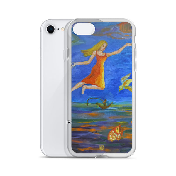 Angels From Heaven, Angel Art iPhone 7/6/7+/ 6 / 6s/ X/XS/ XS Max/XR Phone Case, Made in USA - alicechanart