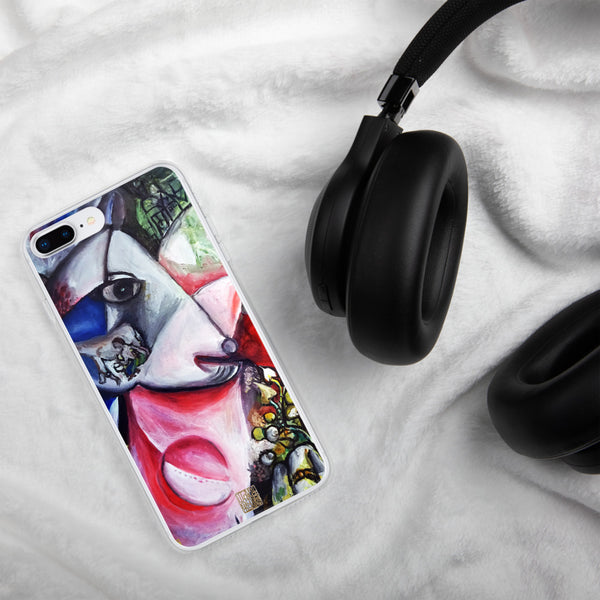 Chagall White Horse Inspired Art, iPhone Phone Case, Made in USA - alicechanart