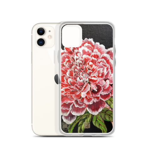 Red Peony Phone Case, "Red Chinese Peony", 2018, Floral Designer iPhone Case, Made in USA/EU - alicechanart