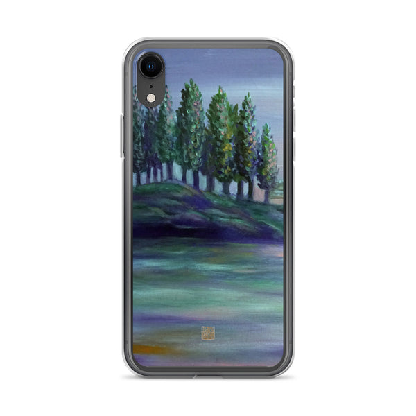 Pastel Purple West Seattle Landscape Print, iPhone Phone Case, Made in USA/ EU - alicechanart